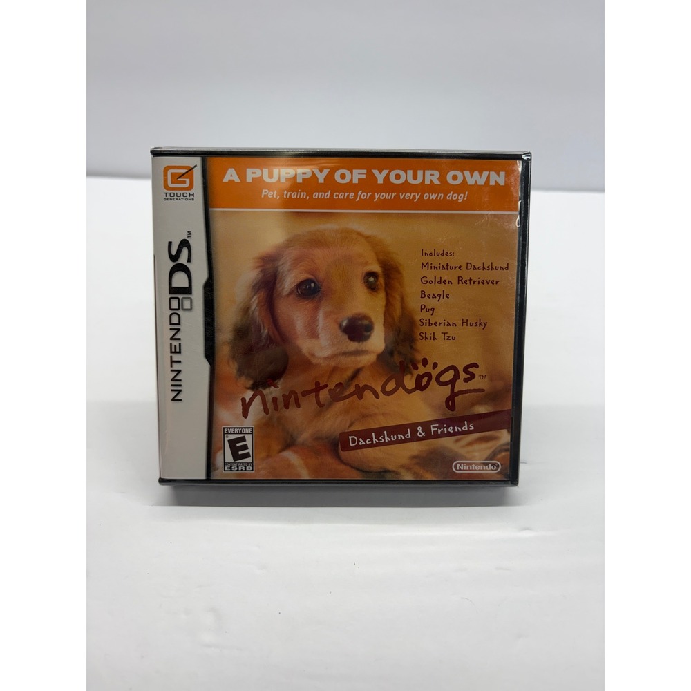 Nintendogs Dachshund & Friends Nintendo DS 2005 Factory Sealed New Y2K